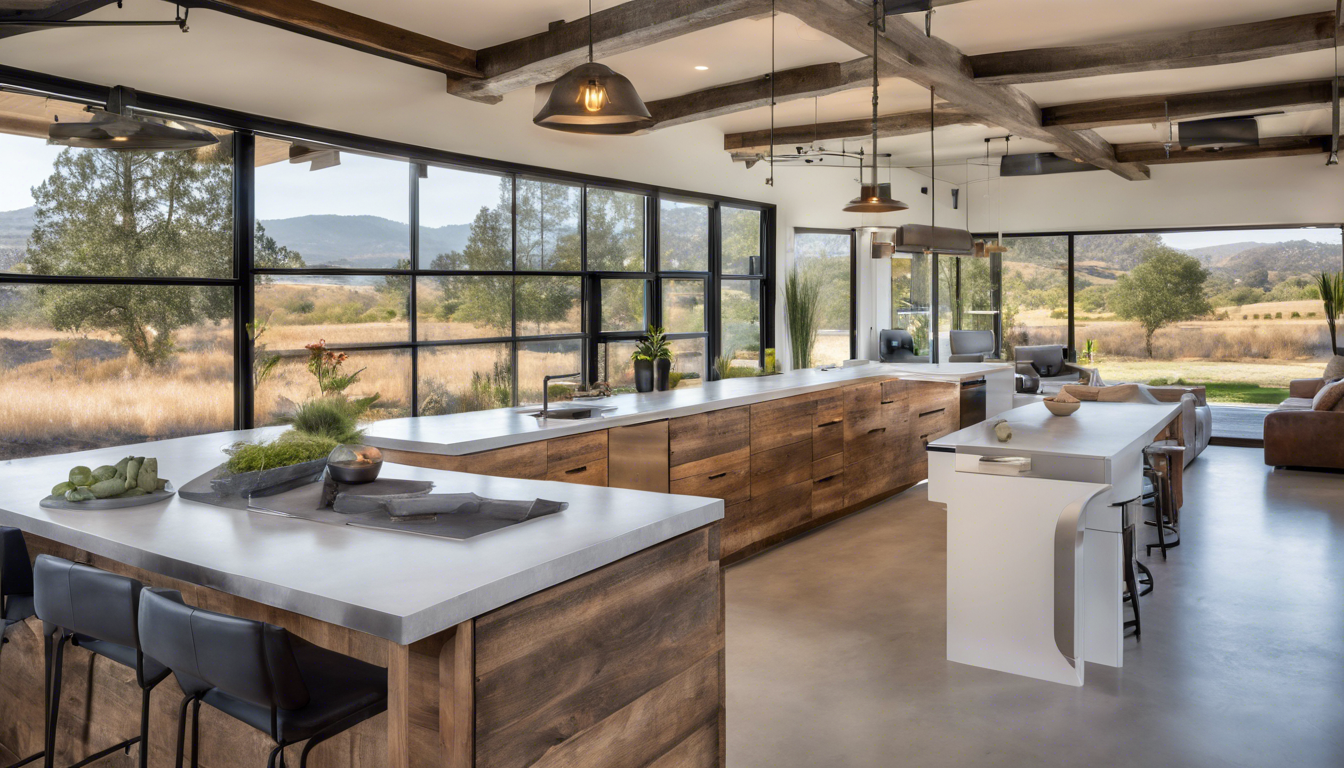 Warm, timeless modern kitchen